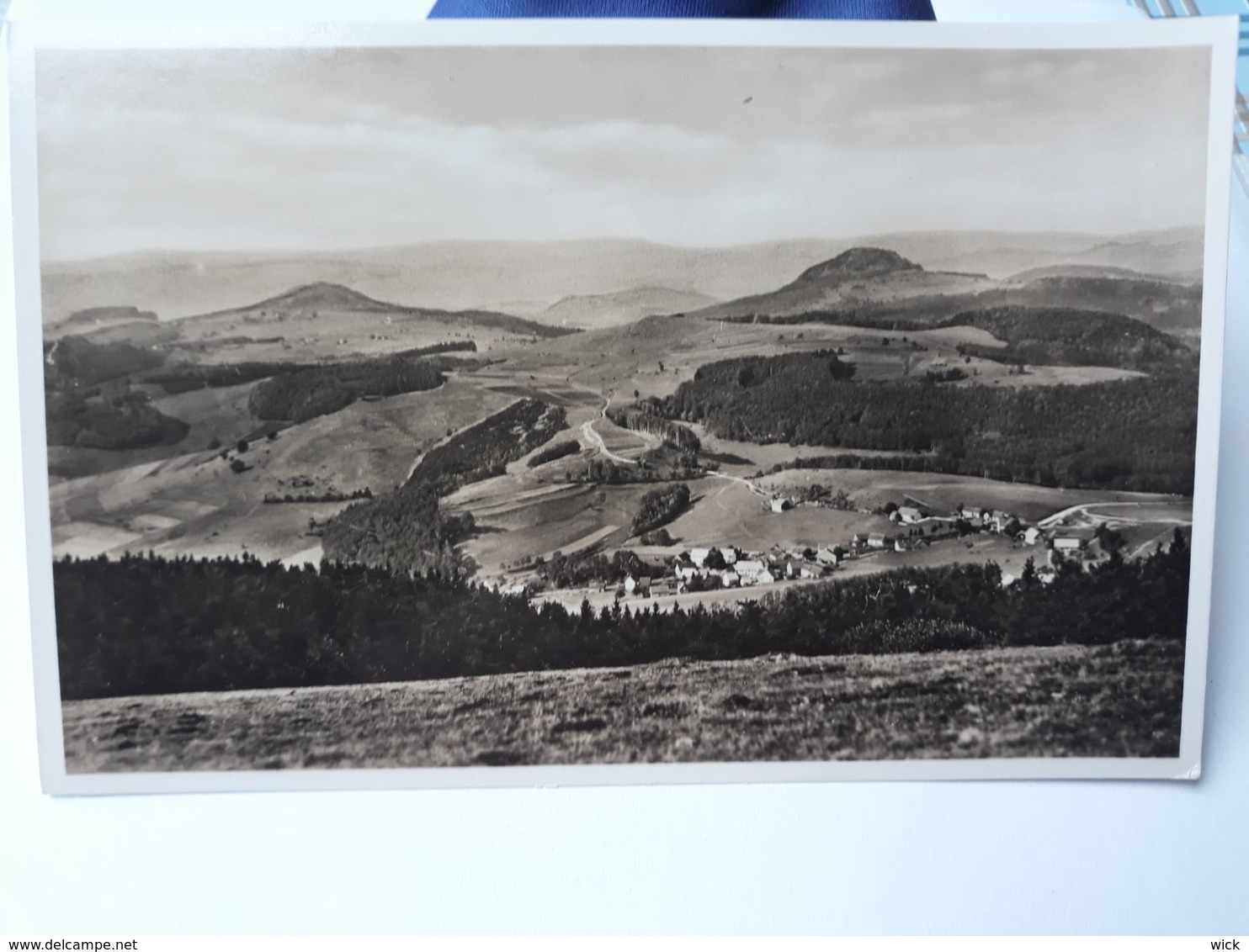 AK Rhön B. Fulda Blick V D Wasserkuppe Auf Abtsroda, Dietges, Ulstertal   - Selten !!!! - Rhoen