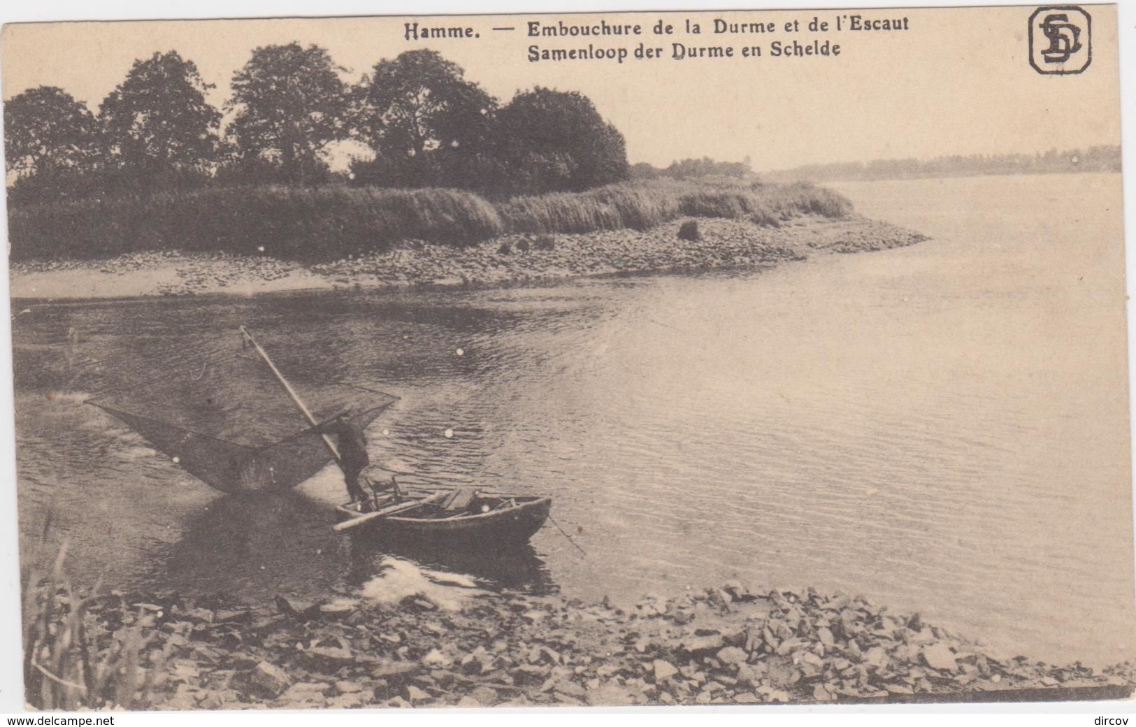 Hamme - Samenloop Der Durme En Schelde (niet Gelopen Kaart) - Hamme