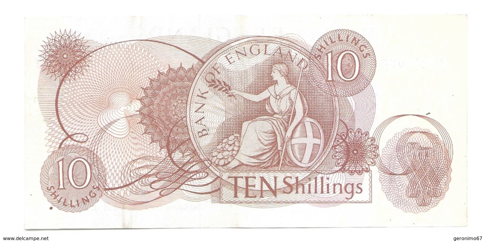 United Kingdom / Great Britain - Elizabeth II - 10 Shillings - UNC - 10 Shillings