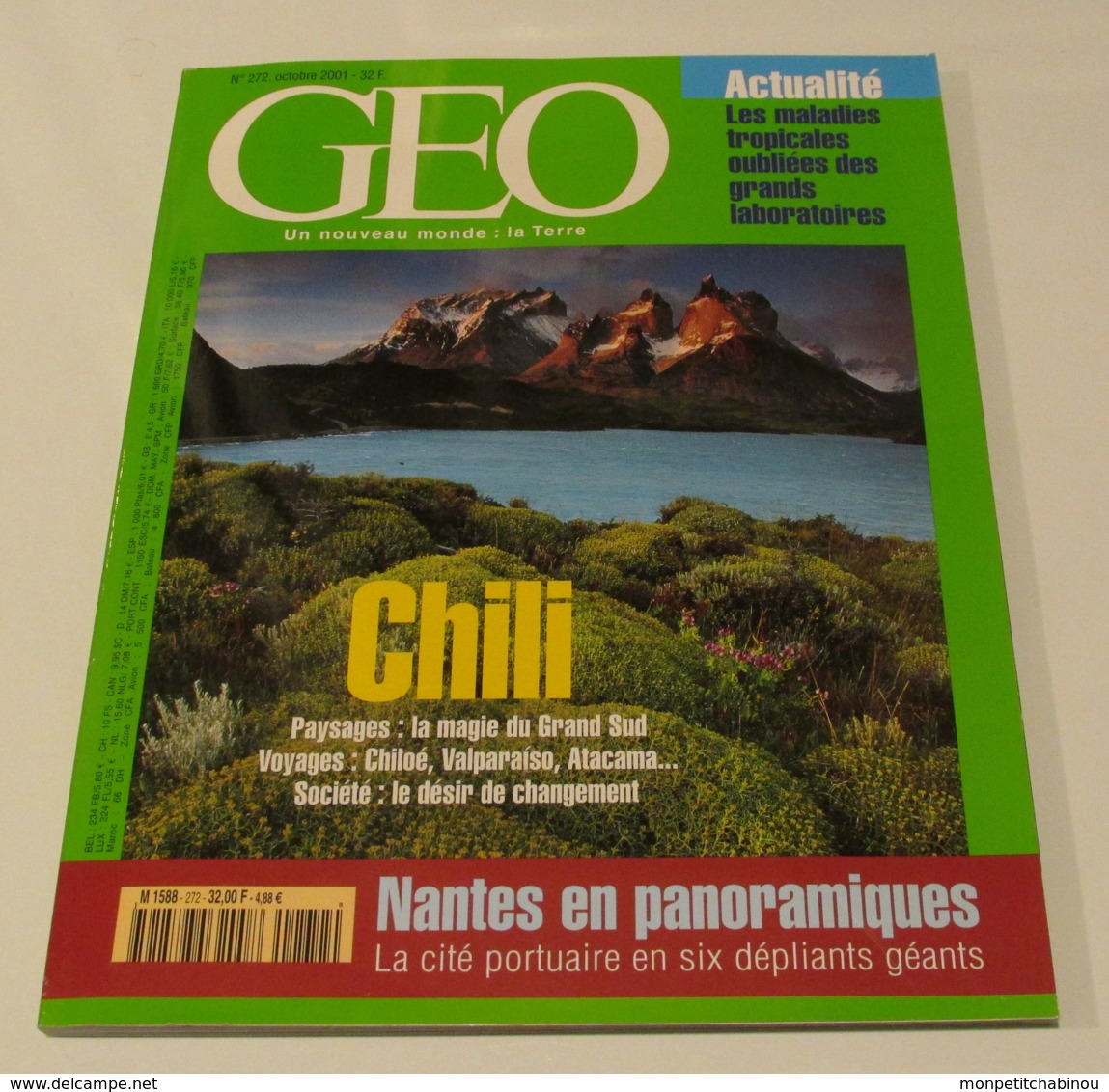 GEO N°272 (10/2001) : Chili - Géographie