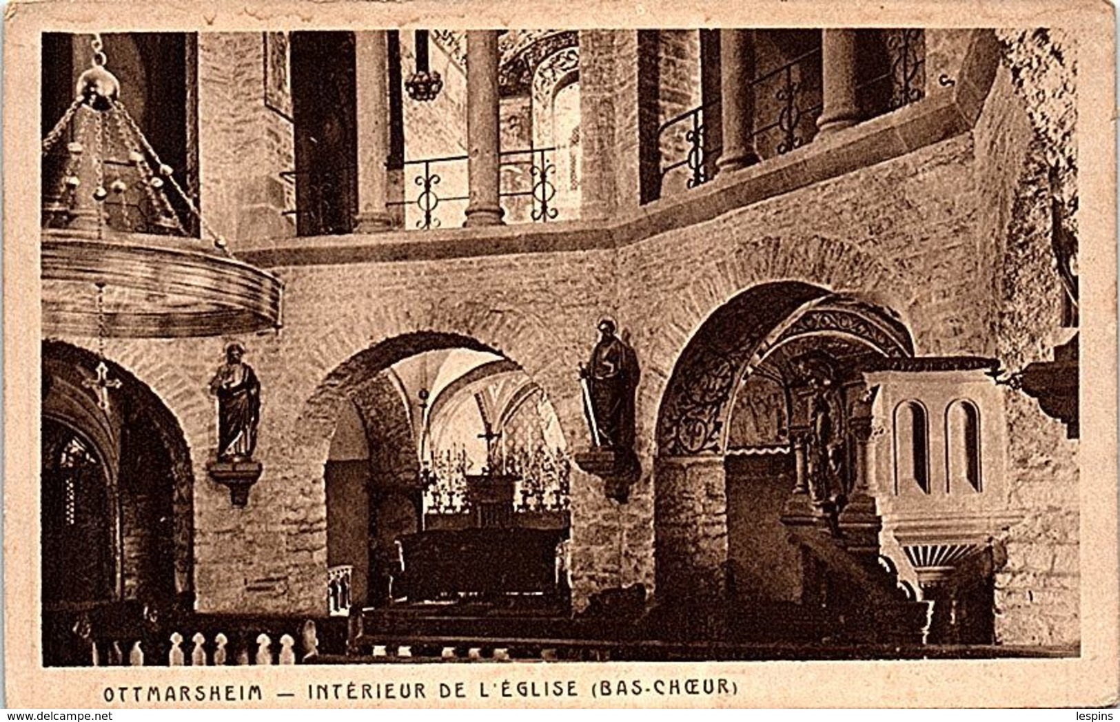 68 - OTTMARSHEIM -- Intérieur De L'Eglise - Bas Choeur - Ottmarsheim