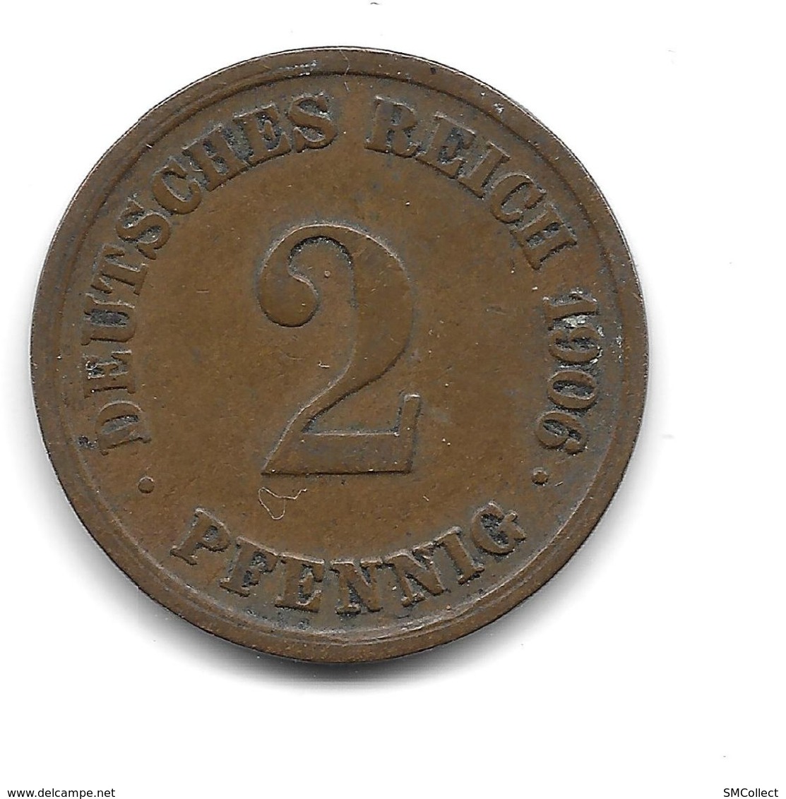 Allemagne, 2 Pfennig 1906 E (1247) - 2 Pfennig