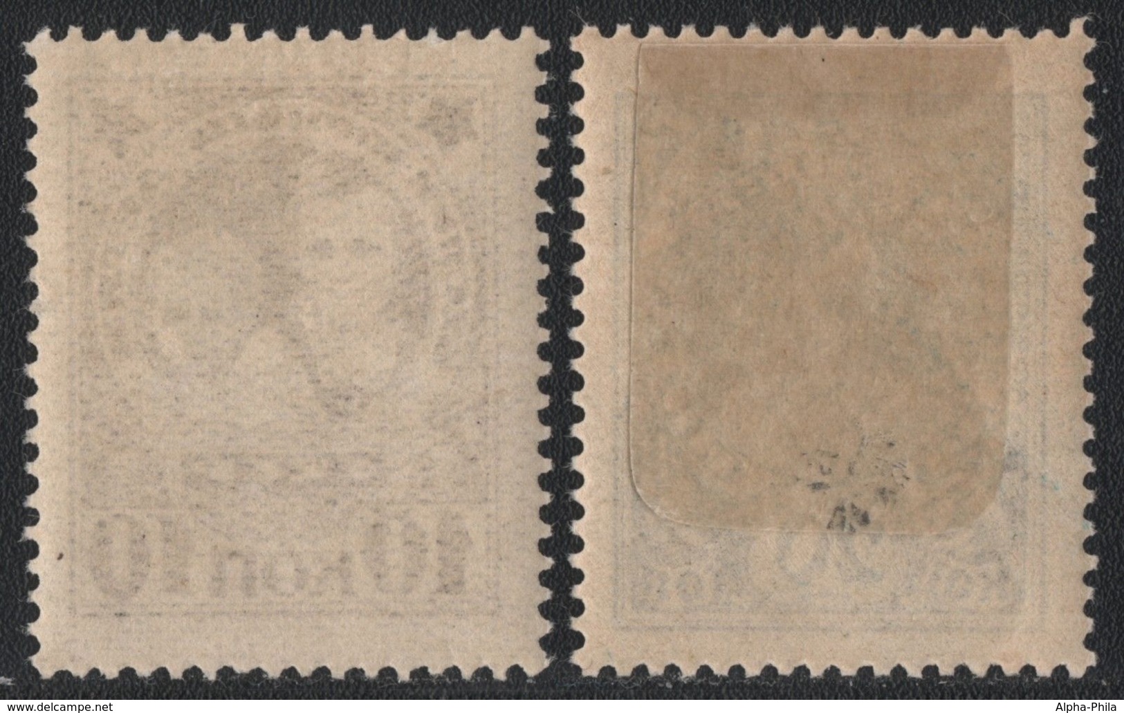 Russia / Sowjetunion 1926 - Mi-Nr. Mi. Nr. 313-314 Z * - MH - Falz (I) - Unused Stamps