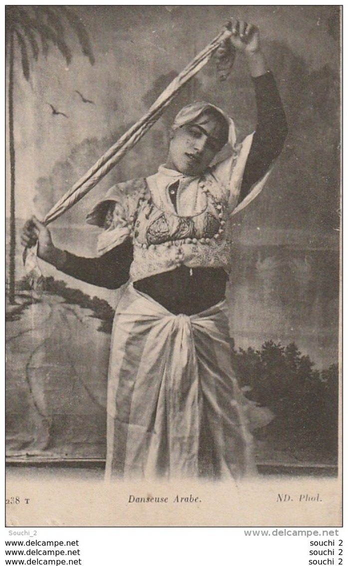 CE3 -       DANSEUSE ARABE    -  2 SCANS - África