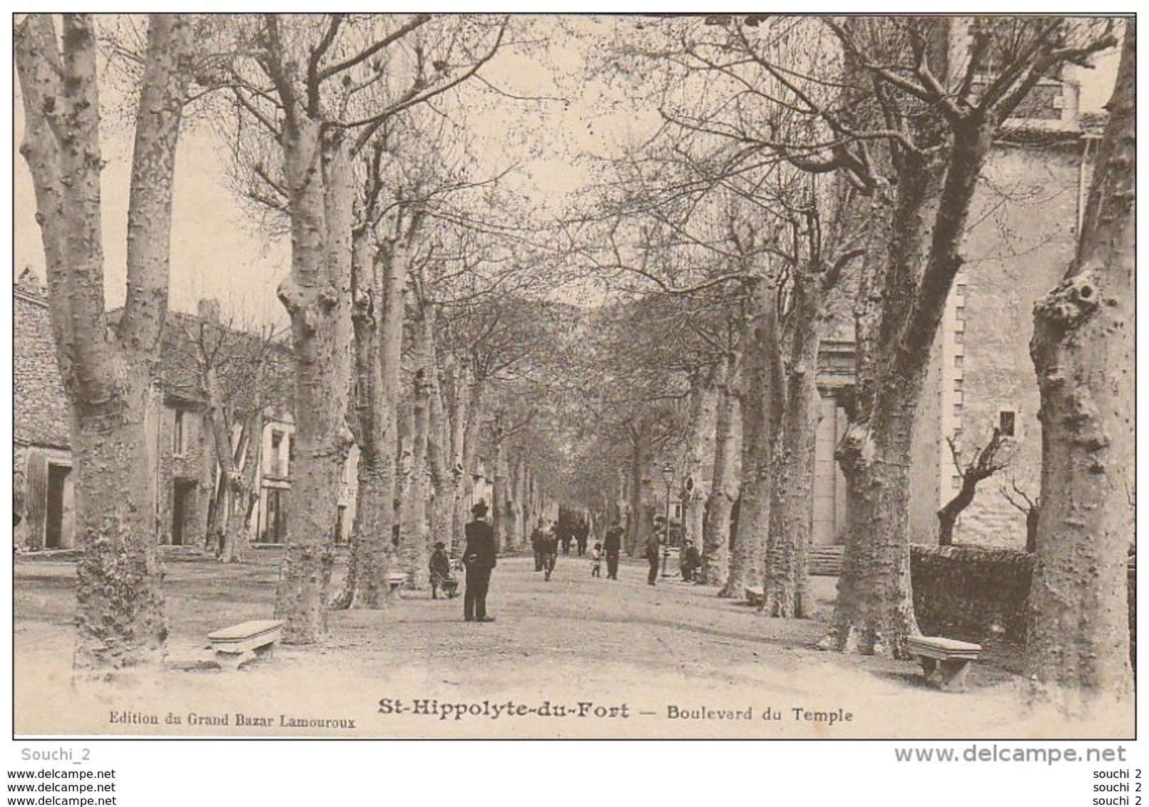 CE15 -  SAINT HIPPOLYTE DU FORT  -  BOULEVARD DU TEMPLE    -  2  SCANS - Andere & Zonder Classificatie