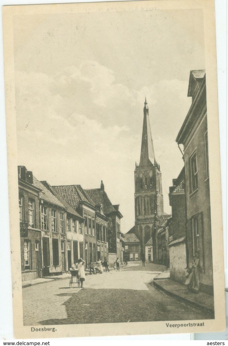 Doesburg 1924; Veerpoortstraat - Gelopen. (Schaefer - Amsterdam) - Other & Unclassified