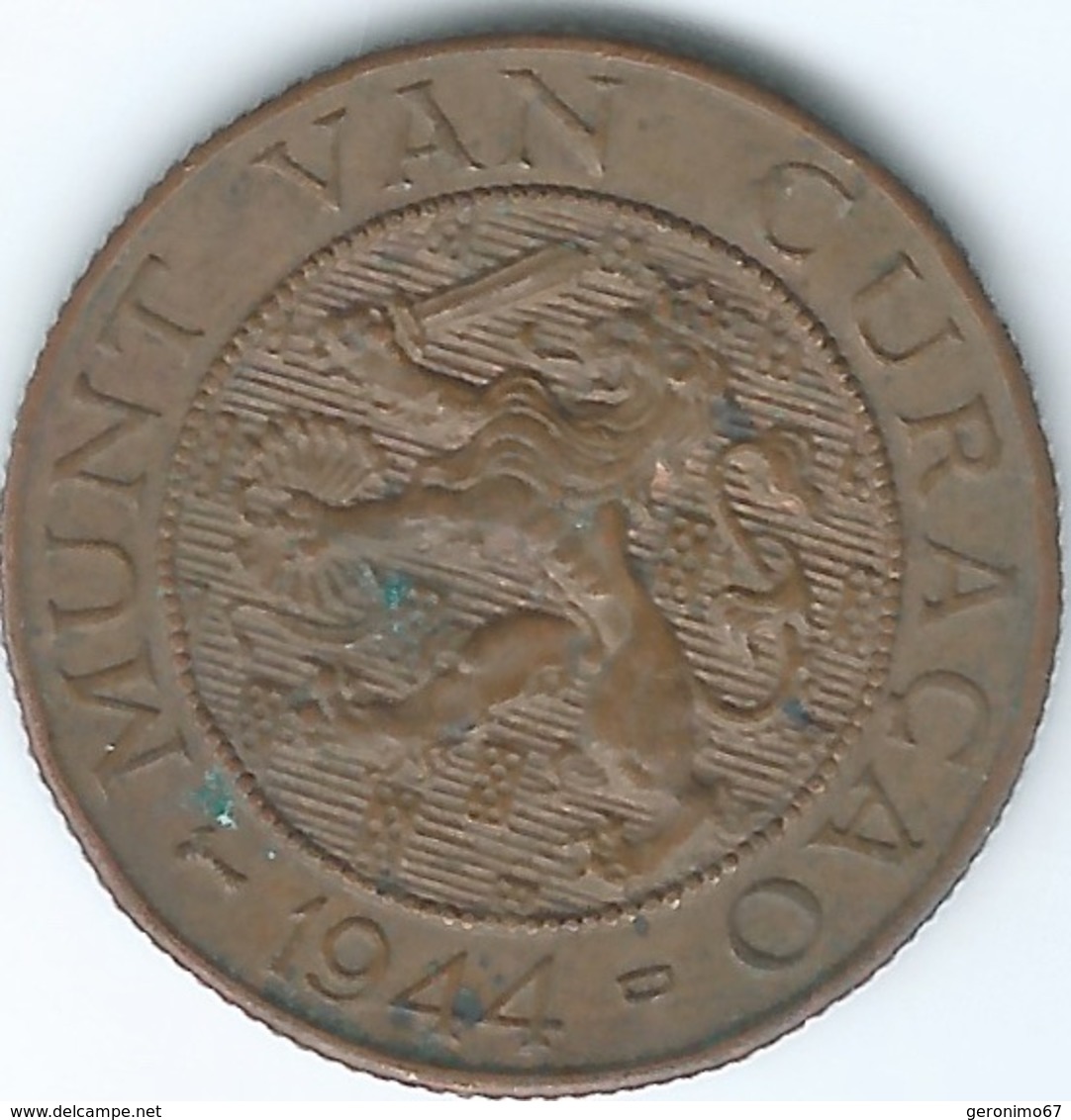 Curaçao - 1944 D - 2½ Cents - KM42 - Denver Mint - Curacao