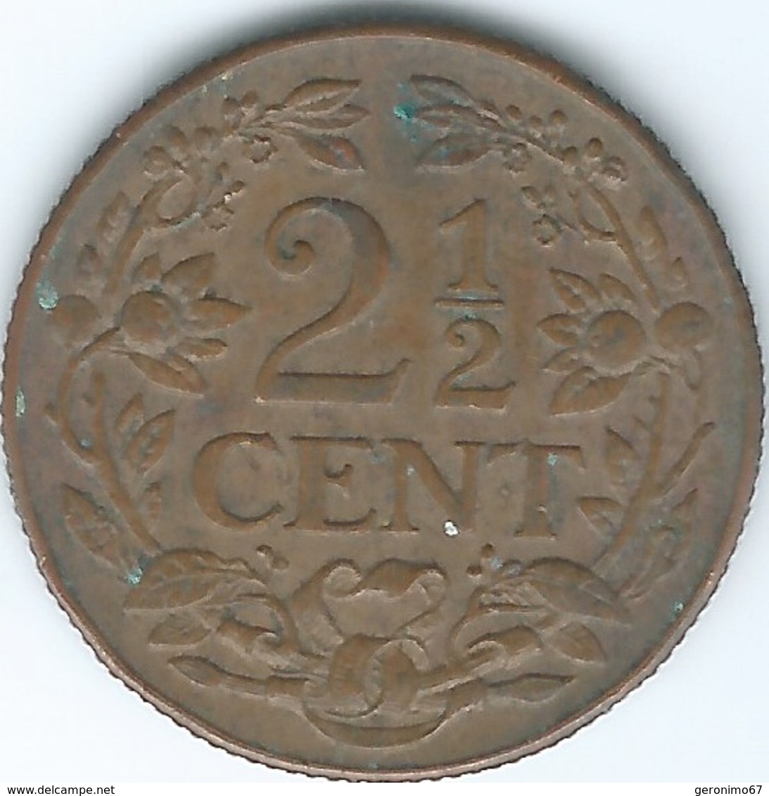 Curaçao - 1944 D - 2½ Cents - KM42 - Denver Mint - Curaçao