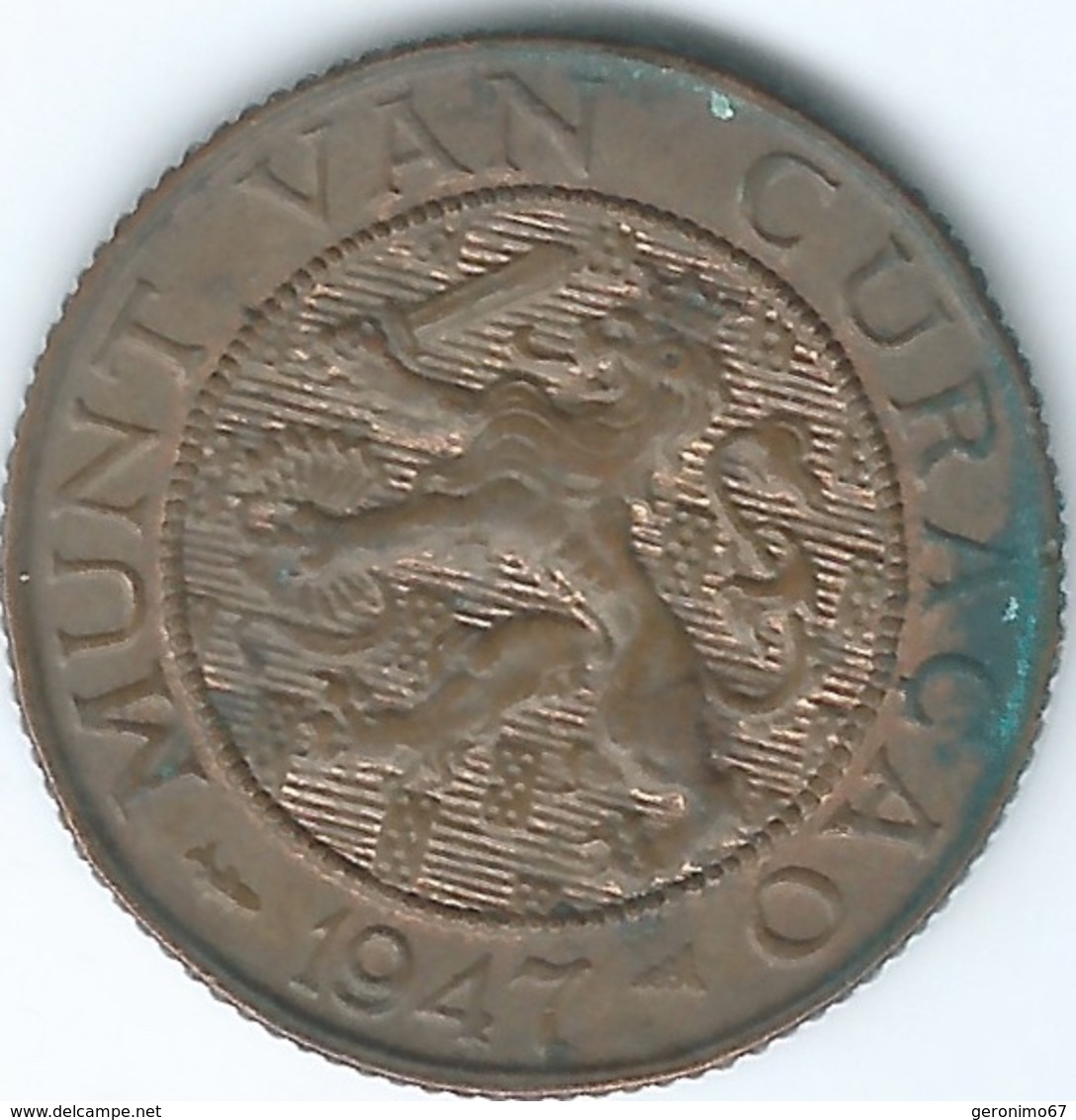 Curaçao - 1947 - 2½ Cents - KM42 - Curaçao