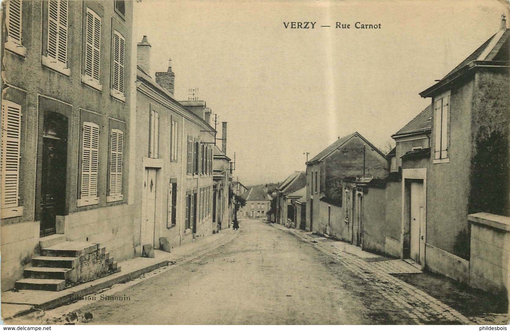 MARNE  VERZY Rue Carnot - Verzy