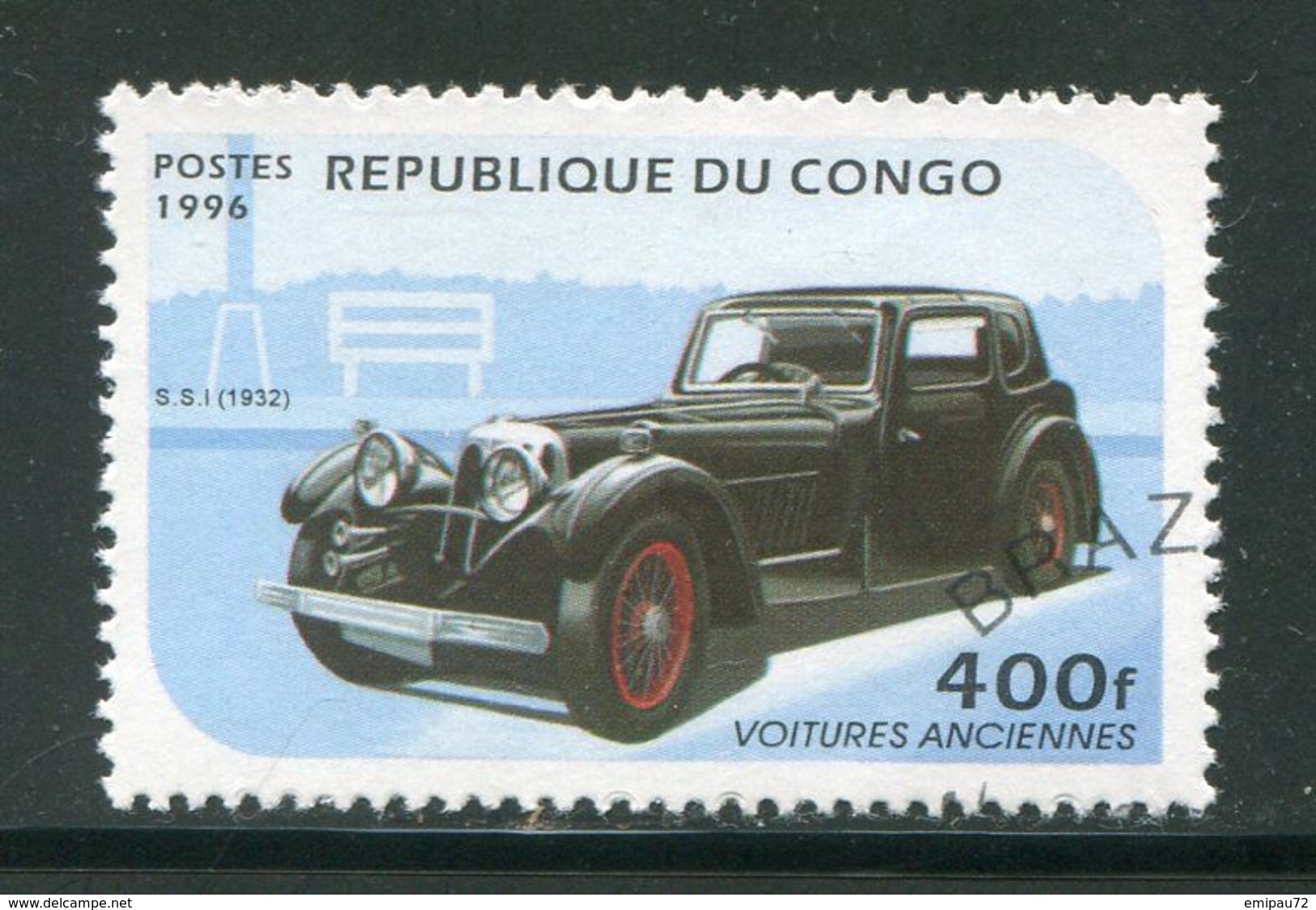 CONGO- Y&T N°1026E- Oblitéré (voitures) - Oblitérés