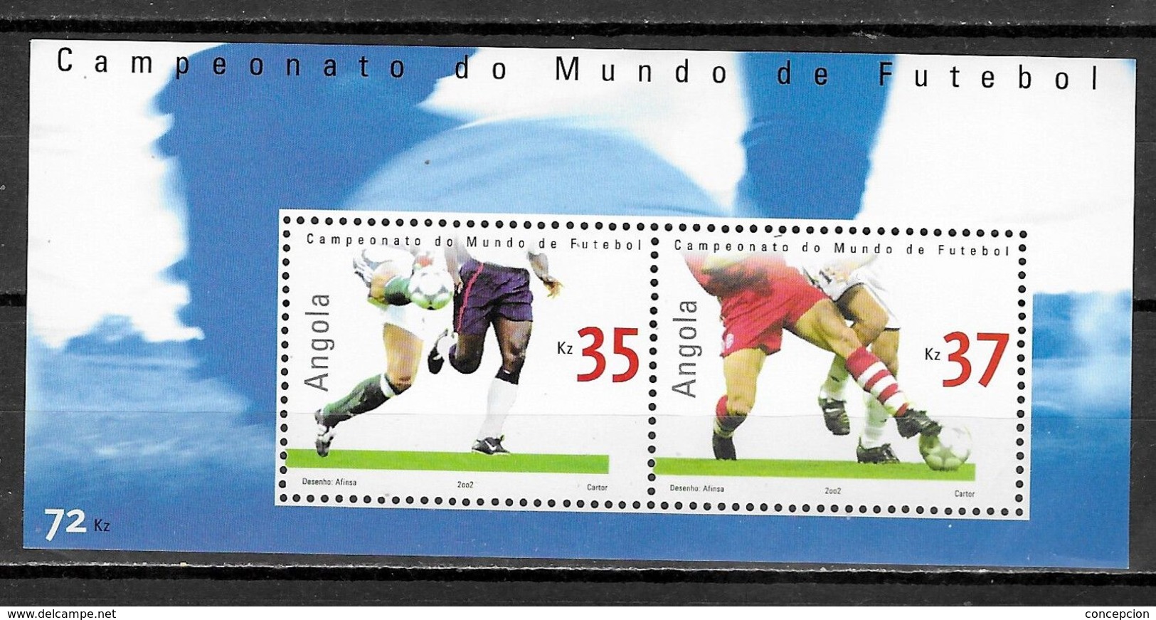 ANGOLA Nº 1567 AL 1570 - 2002 – Südkorea / Japan