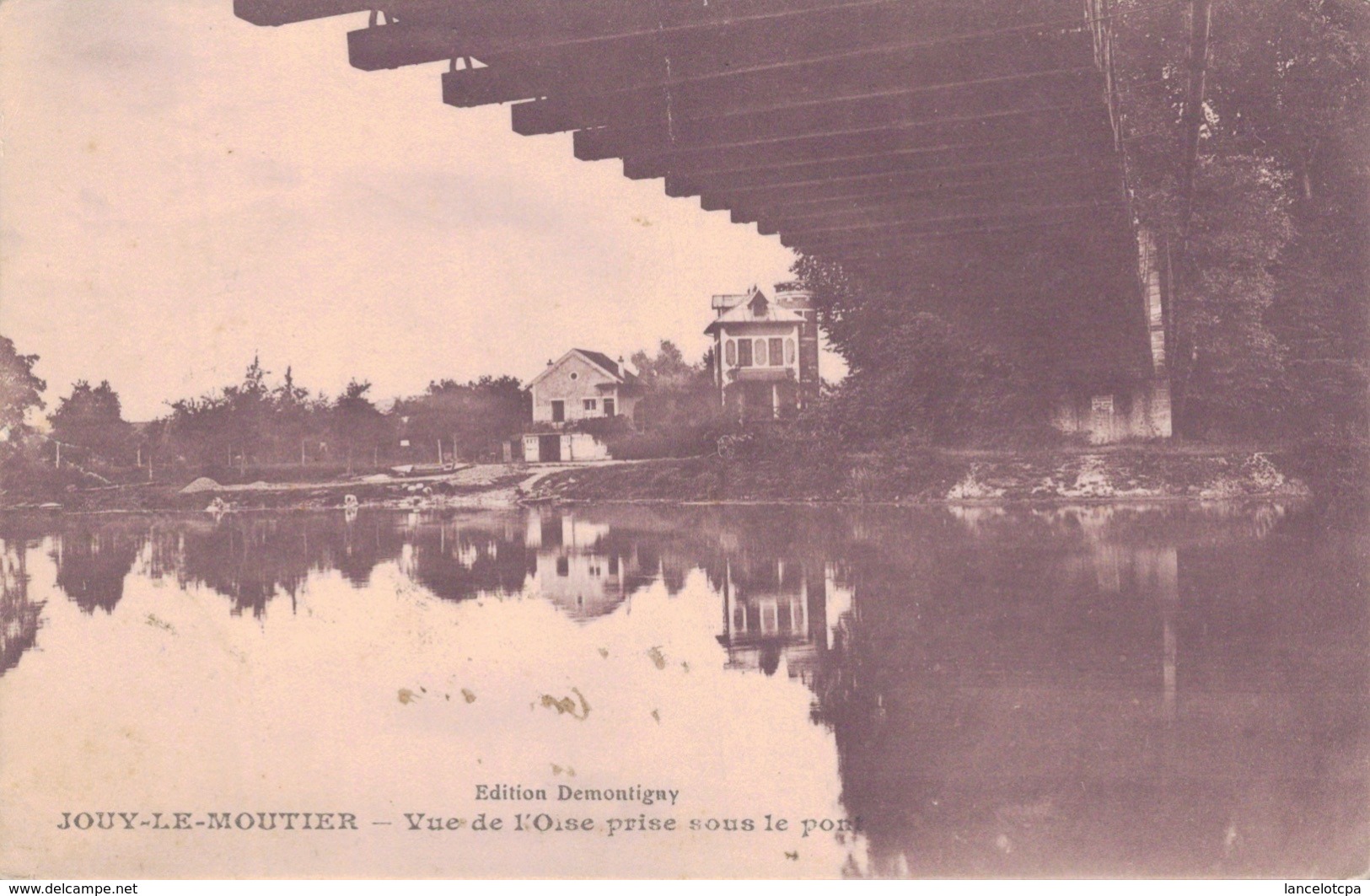 95 - JOUY LE MOUTIER / VUE DE L'OISE PRISE SOUS LE PONT - Jouy Le Moutier