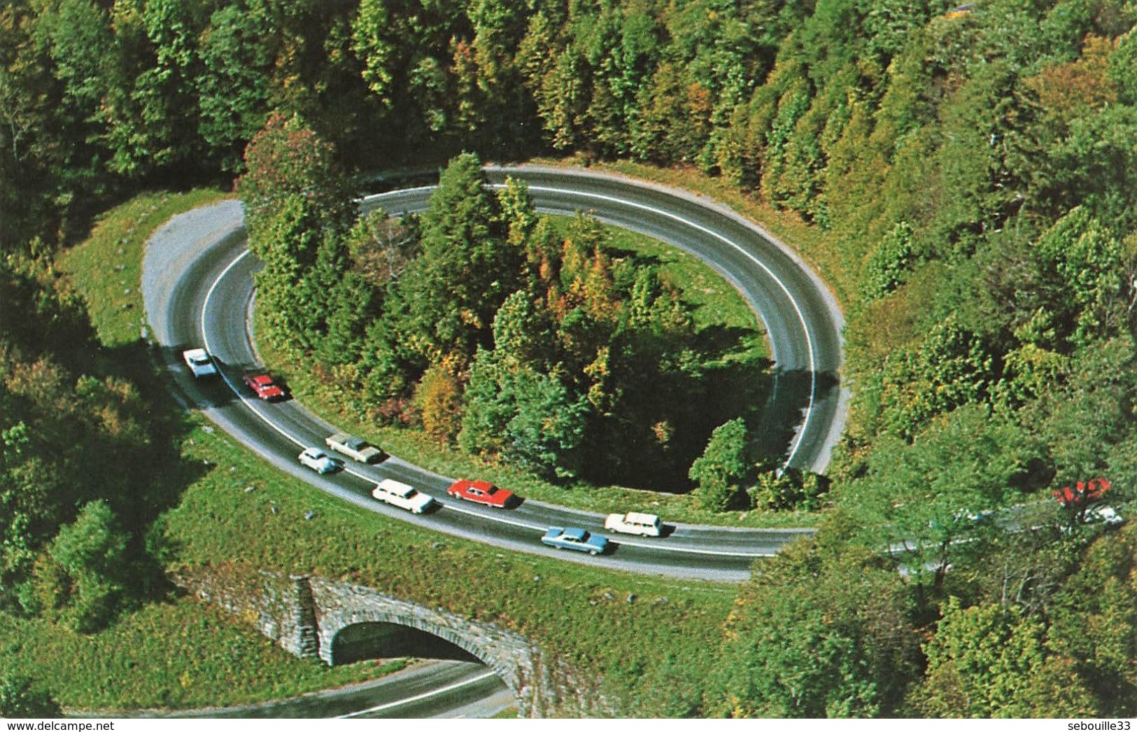 CPSM - USA - The Loop Over U.S. 441 - Great Smoky Mountains National Park - American Roadside