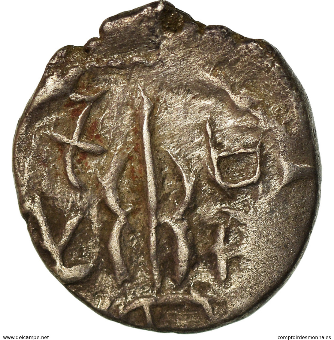 Monnaie, Śri Yashaaditya, Obole, 6EME SIECLE, Hunnic Tribes, TB, Argent - Oriental