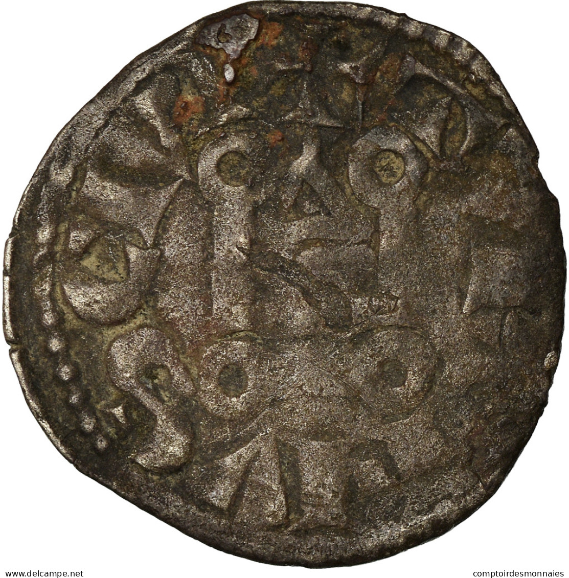 Monnaie, France, Louis VIII-IX, Denier Tournois, TB, Billon, Duplessy:193 - 1226-1270 Louis IX The Saint