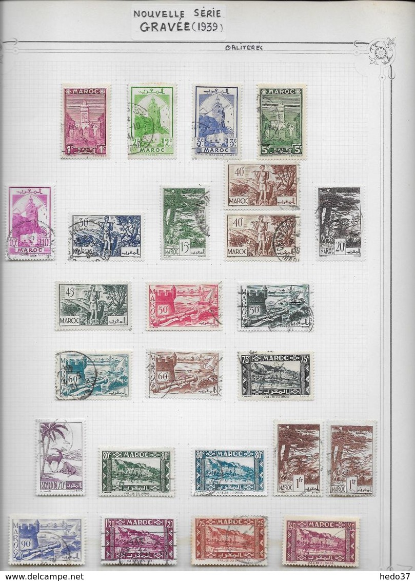 Maroc - Collection Vendue Page Par Page - Timbres Oblitérés - TB - Used Stamps