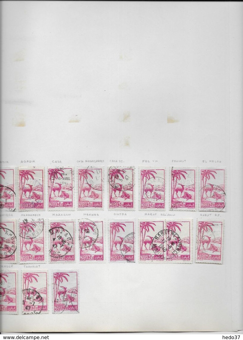 Maroc - Collection Vendue Page Par Page - Timbres Oblitérés - TB - Gebruikt