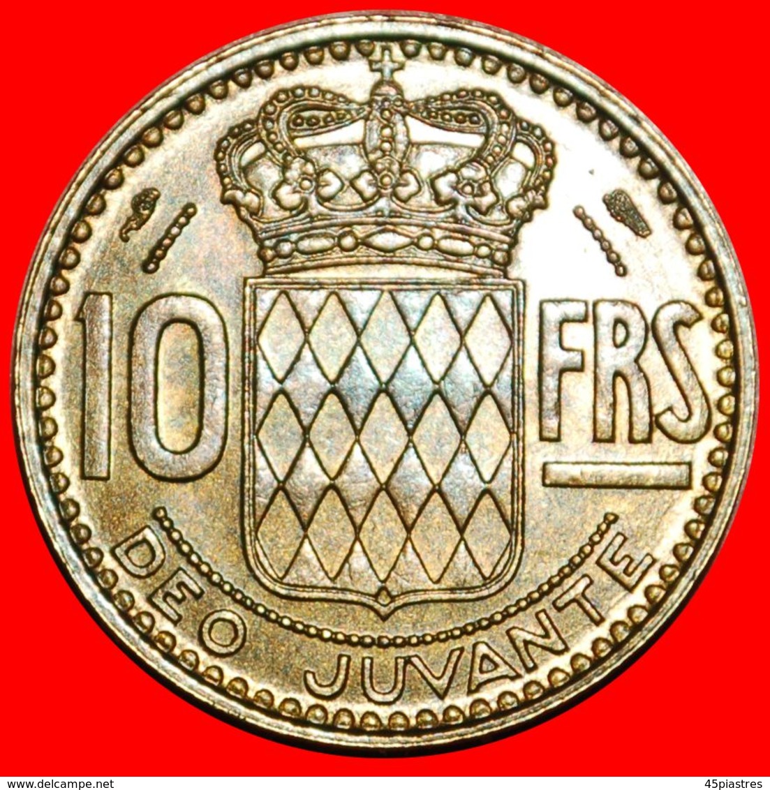 · SHIELD (1950-1951): MONACO ★ 10 FRANCS 1951! LOW START ★ NO RESERVE! - 1949-1956 Anciens Francs