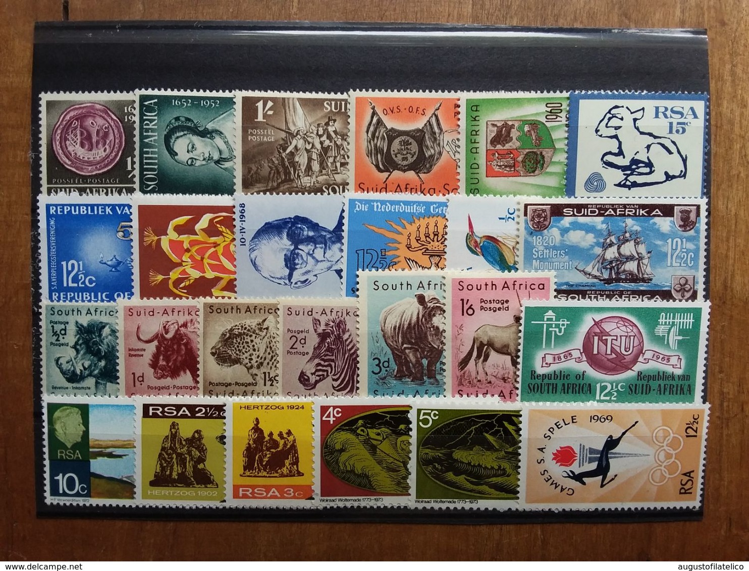 SUD AFRICA - Lotticino 25 Differenti Anni '50/'60 Nuovi ** + Spese Postali - Ongebruikt