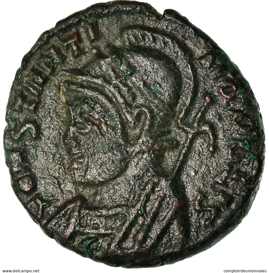 Monnaie, Constantinople, City Commemoratives, Nummus, 330-333, Lyon, TTB, Cuivre - The Christian Empire (307 AD Tot 363 AD)