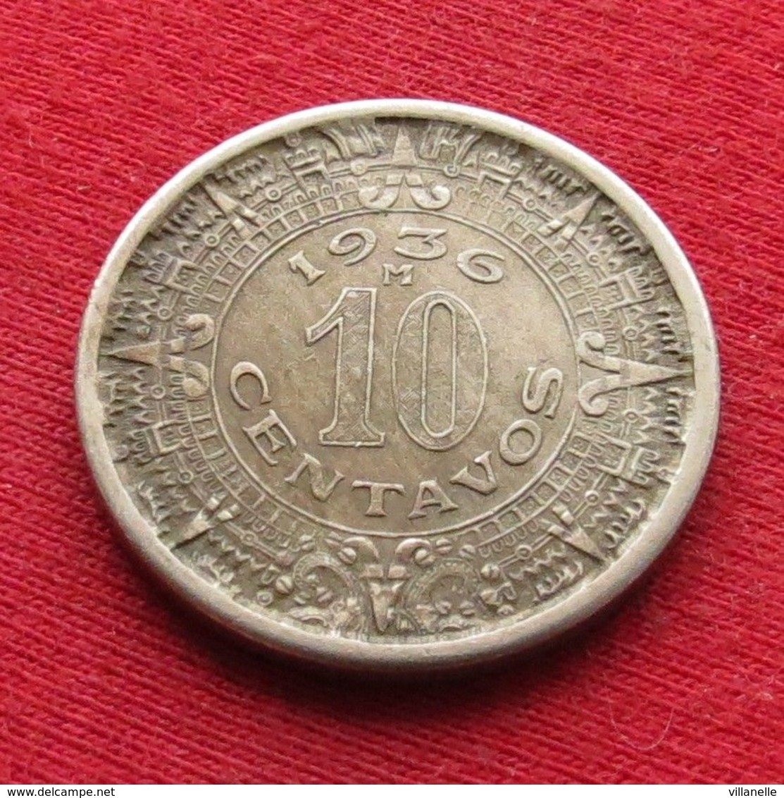 Mexico 10 Centavos 1936 KM# 432 Mexique Mexiko Messico - Mexico