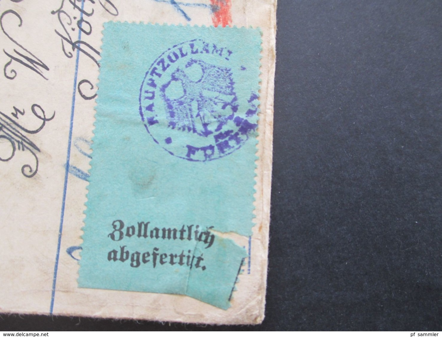 GB 1930 GA Umschlag Registered Letter Mit Zusatzfrankatur Und Klebezettel Postamt Und Zollamtlich Abgefertig + Bahnpost - Brieven En Documenten