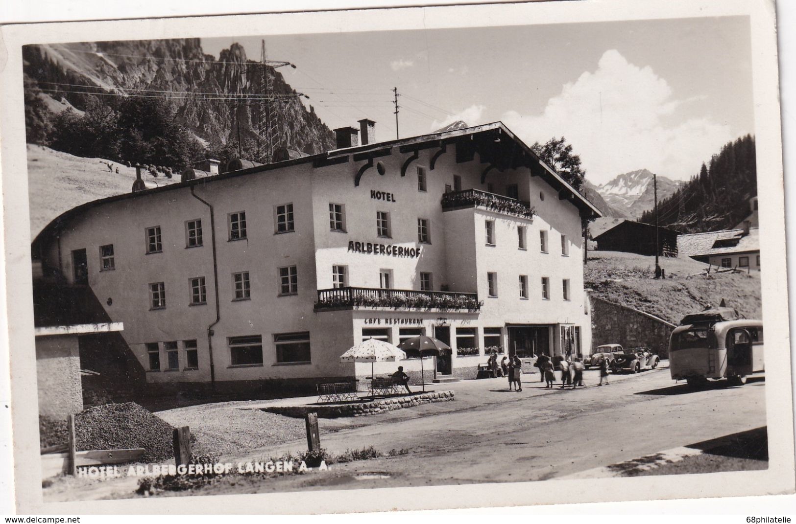 ALLEMAGNE CARTE POSTALE DE LANGEN HOTEL ARLBERGERHOF - Langen