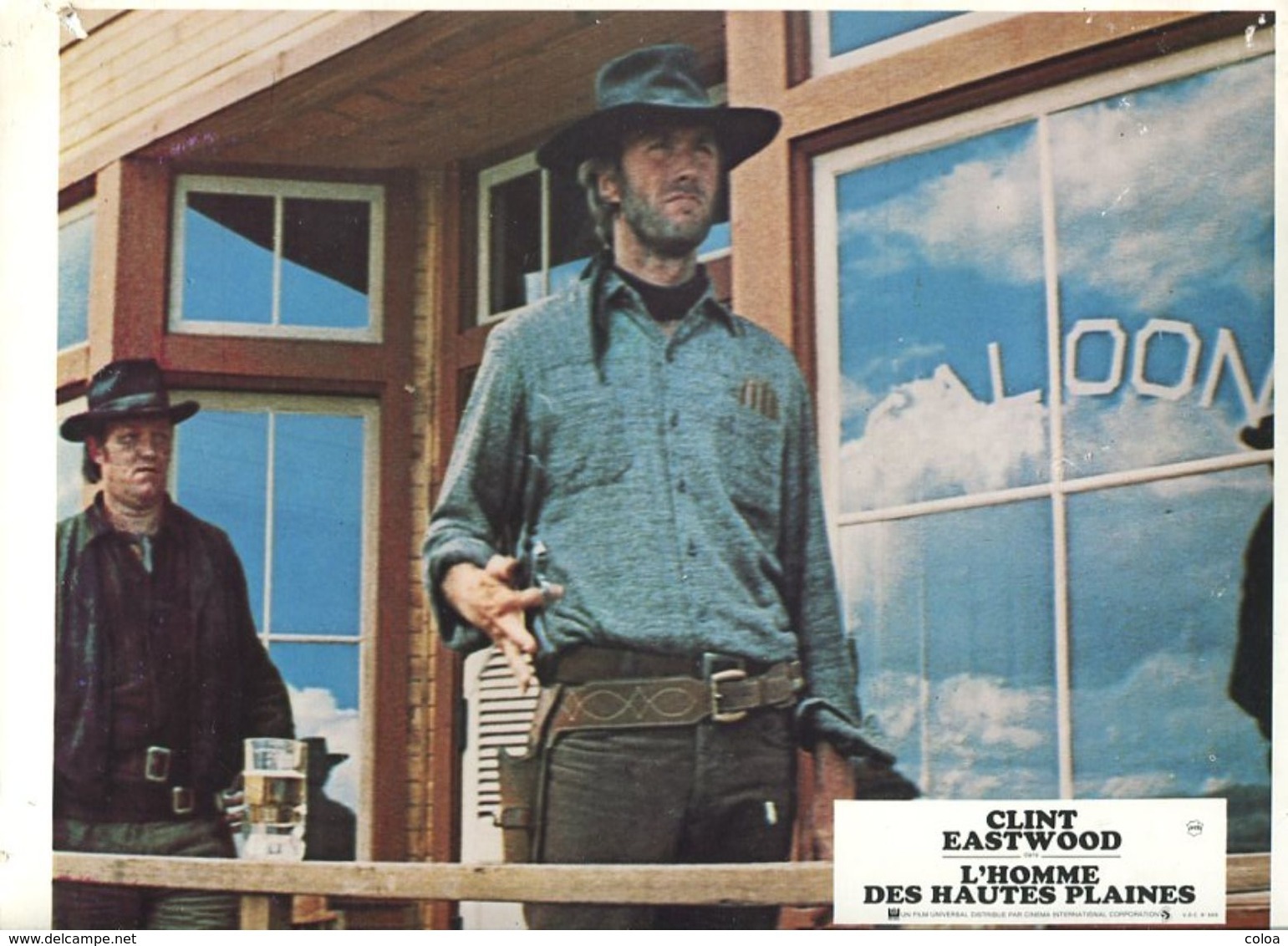 11 photographies d'exploitation Western Clint Eastwood L'Homme des Hautes Plaines