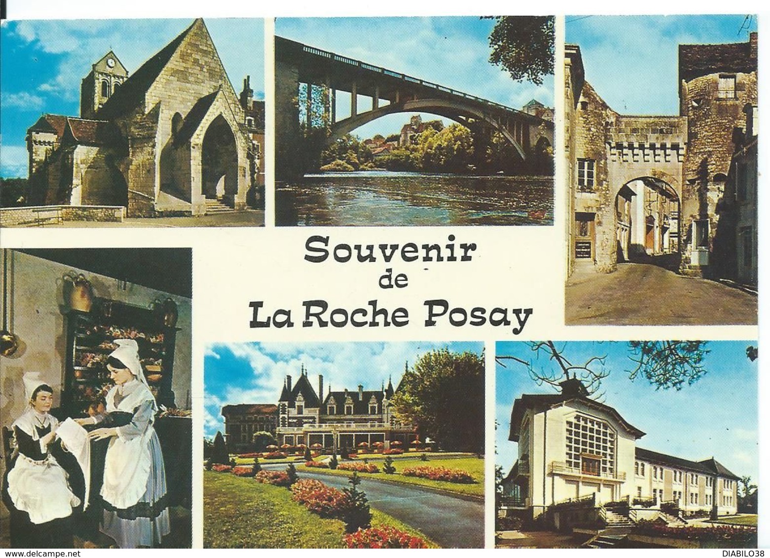 LA ROCHE POSAY     (  VIENNE   )  SOUVENIR........MULTI-VUES - Greetings From...