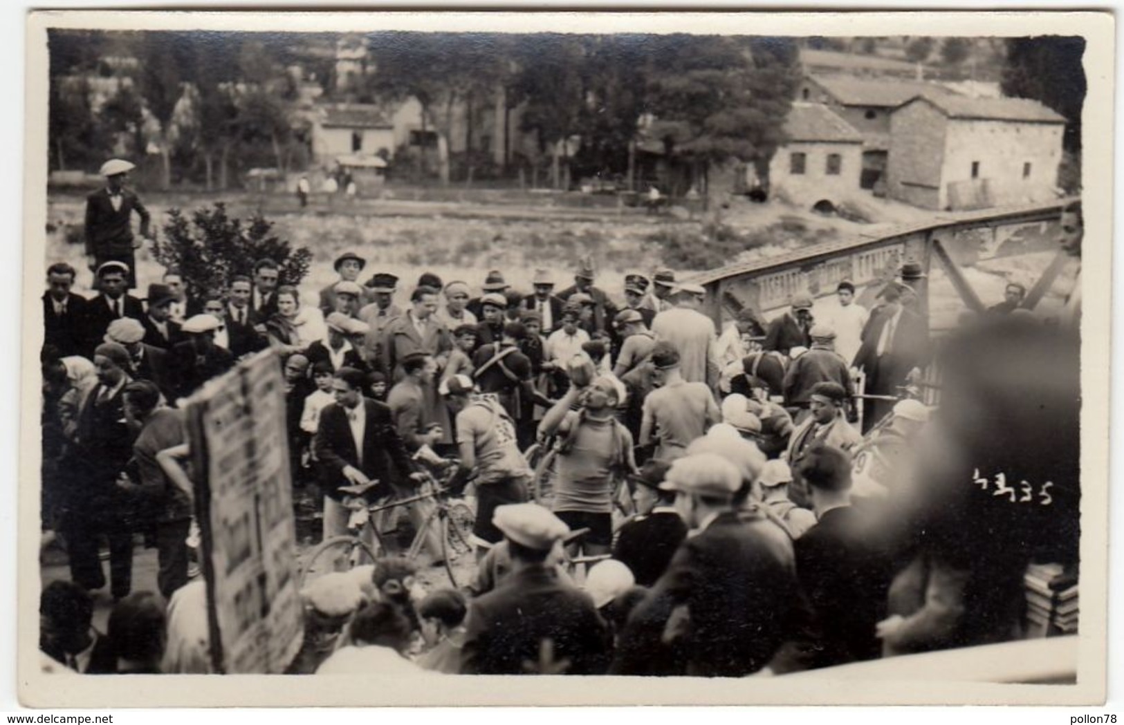 FOTO - CICLISMO - GARA CICLISTICA - 1931 - FOTO FIORENZA - FIRENZE - LUOGO DA CLASSIFICARE - Vedi Retro - Ciclismo