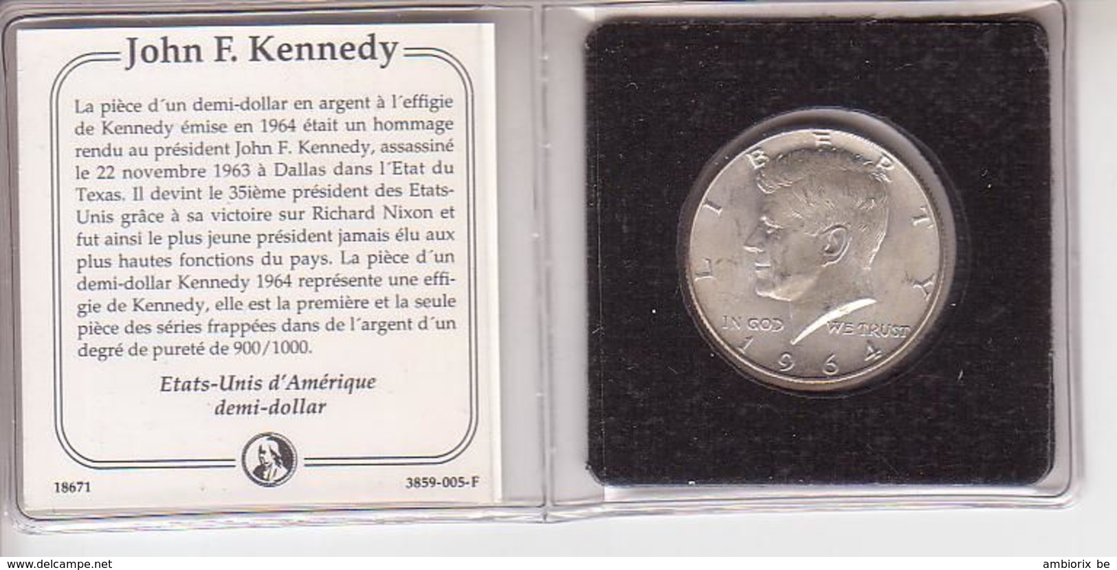 Half Dollar JF KENNEDY - 1964 - Still In The Box - Uncirculated - 1964-…: Kennedy