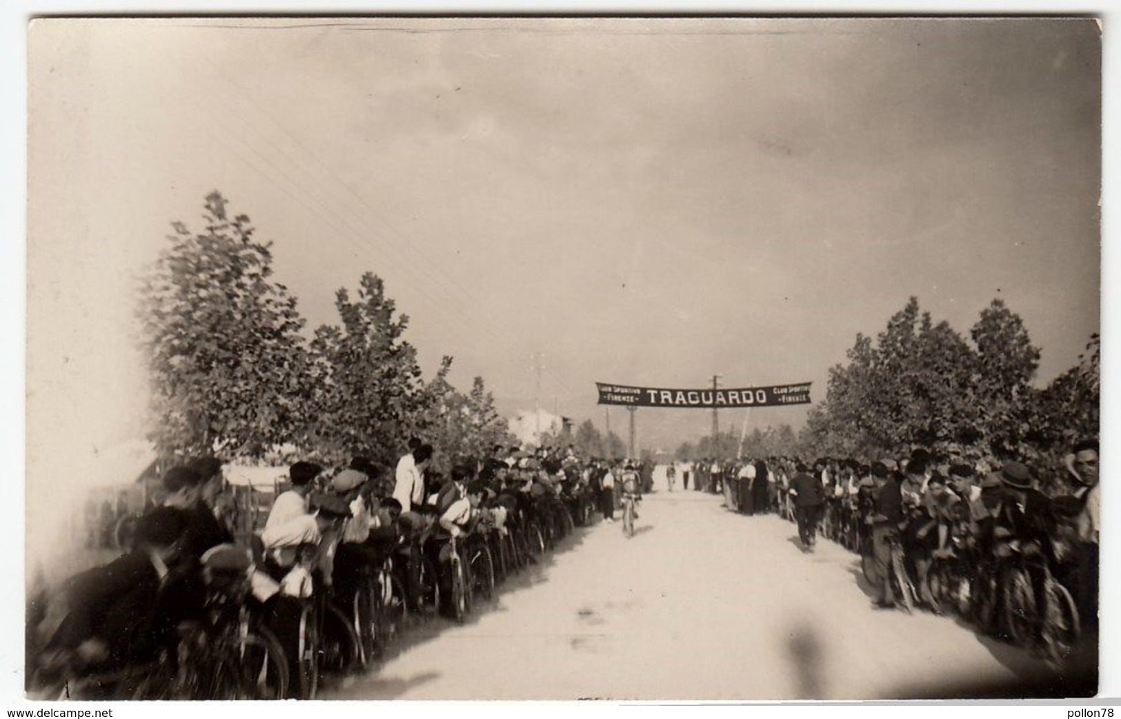 FOTO - CICLISMO - GARA CICLISTICA - TRAGUARDO - FOTO CAV. T. LOCCHI - FIRENZE - LUOGO DA CLASSIFICARE - Vedi Retro - Cyclisme