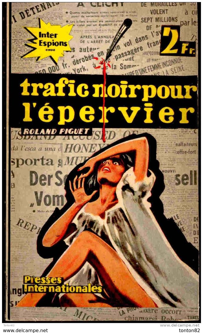 Inter Espions 19 - Trafic Noir Pour L'épervier - Roland Piguet - ( 1963 ) . - Sonstige & Ohne Zuordnung