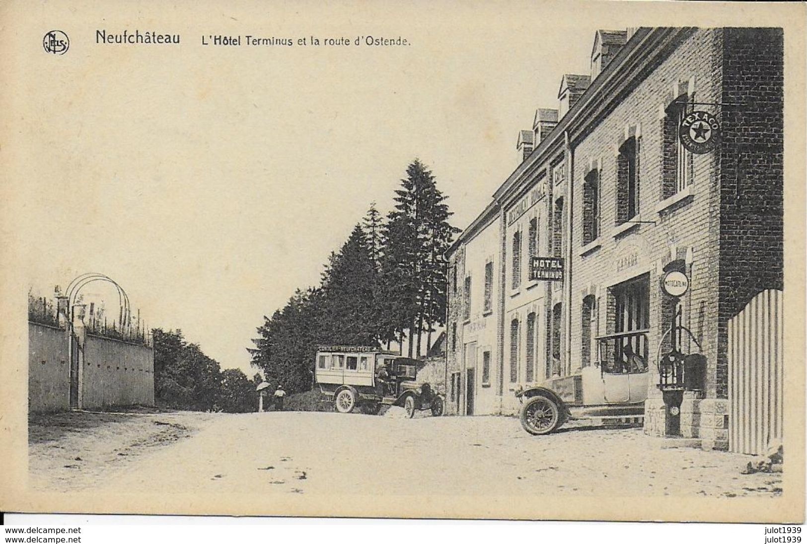 NEUFCHATEAU ..-- OLDTIMER . Hôtel TERMINUS . Route D' OSTENDE . - Neufchâteau