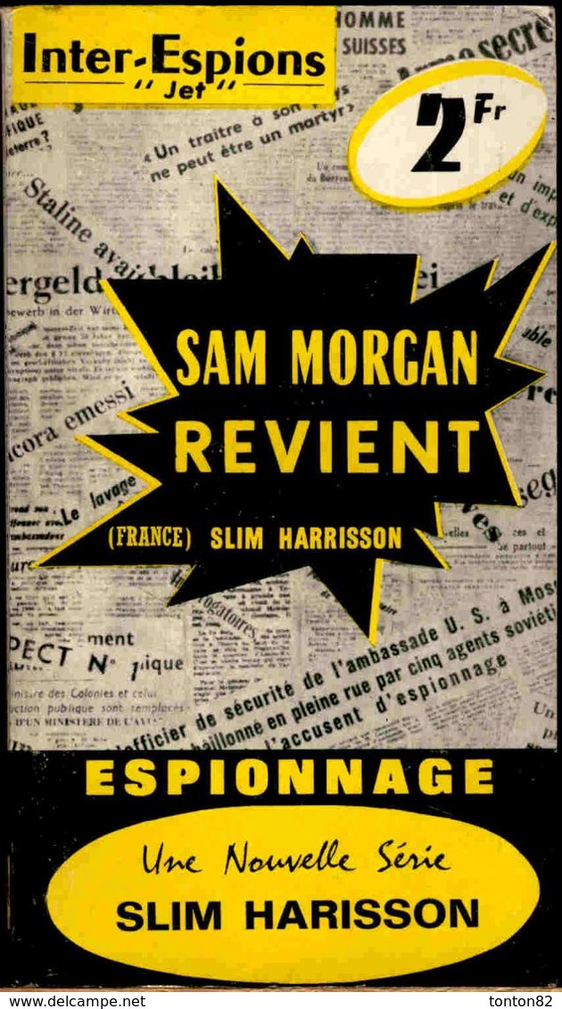 Inter-Espions " Jet " N° 64 - Sam Morgan Revient - Slim Harrisson - Presses Internationales . - Otros & Sin Clasificación