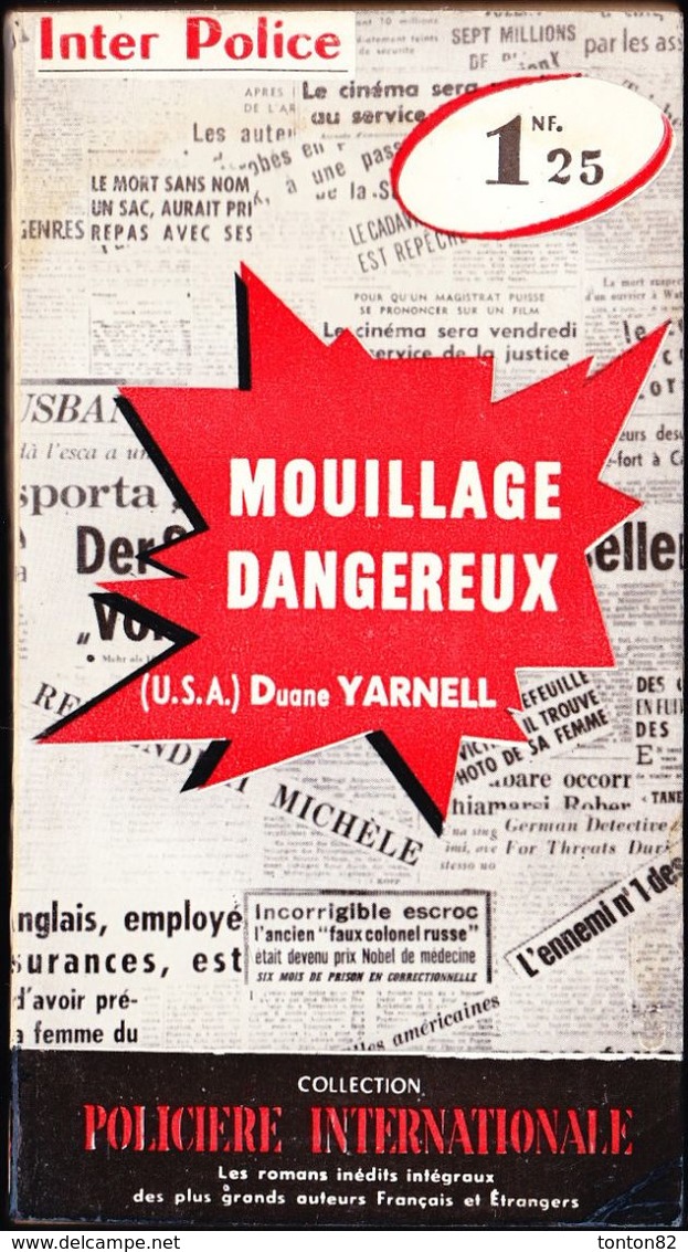 Inter Police  N° 30 - Mouillage Dangereux - Duane Yarnell - Presses Internationales . - Inter Police Choc