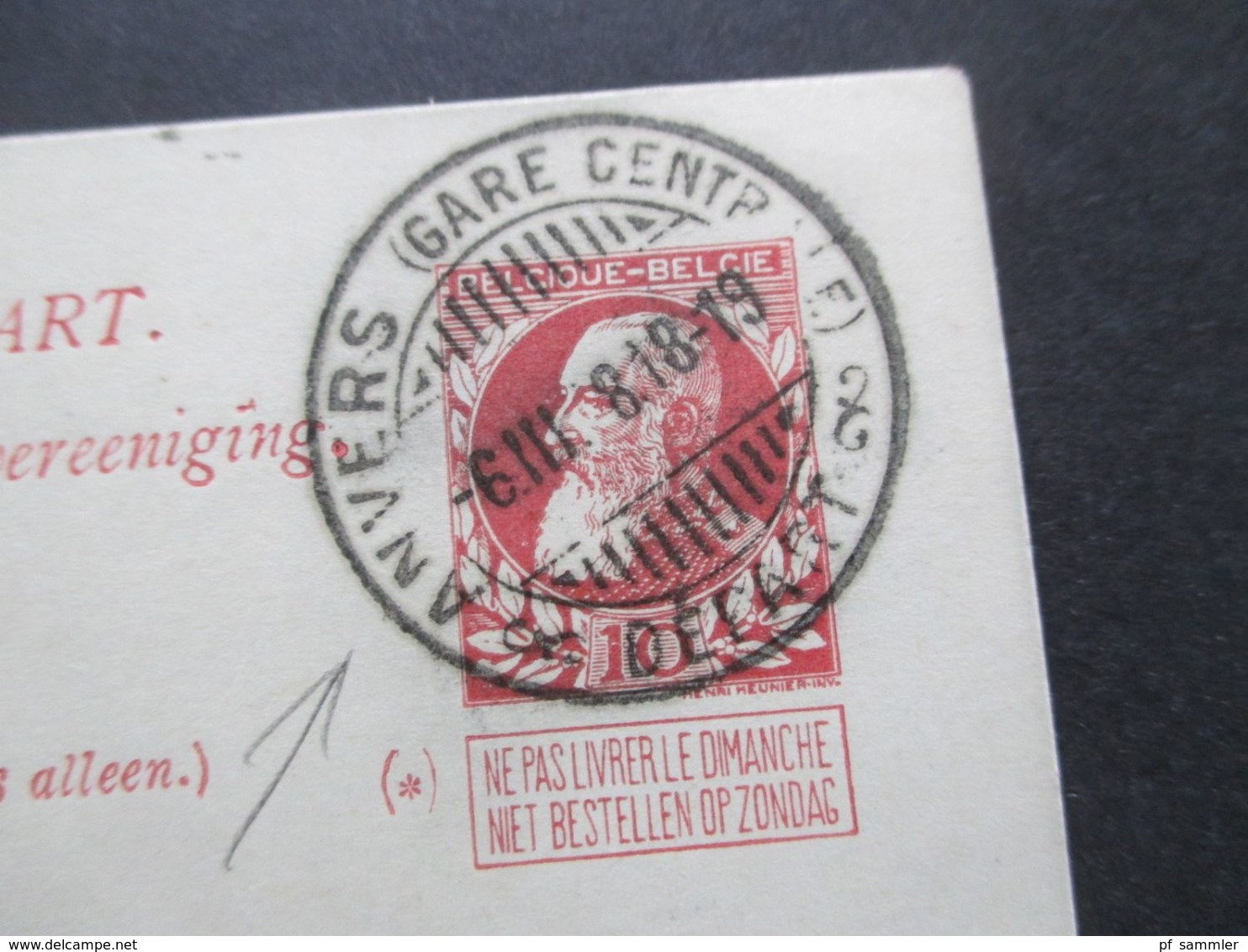 Belgien kleiner Ganzsachen Posten ab 1882 gebraucht / ungebraucht! schöne Stempel z.B. Anvers Gare Centrale