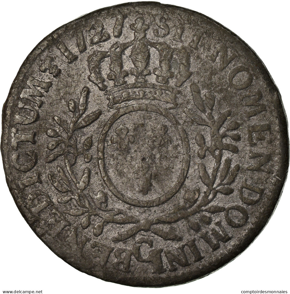 Monnaie, France, Louis XV, Ecu, 1727, Caen, Faux D'époque, TB, Argent, KM:486.5 - Varietà E Curiosità