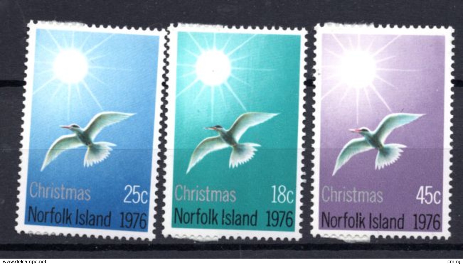 1976 - ISOLA NORFOLK -  Mi. Nr. 181/183 - NH - (UP.209.35.) - Norfolkinsel