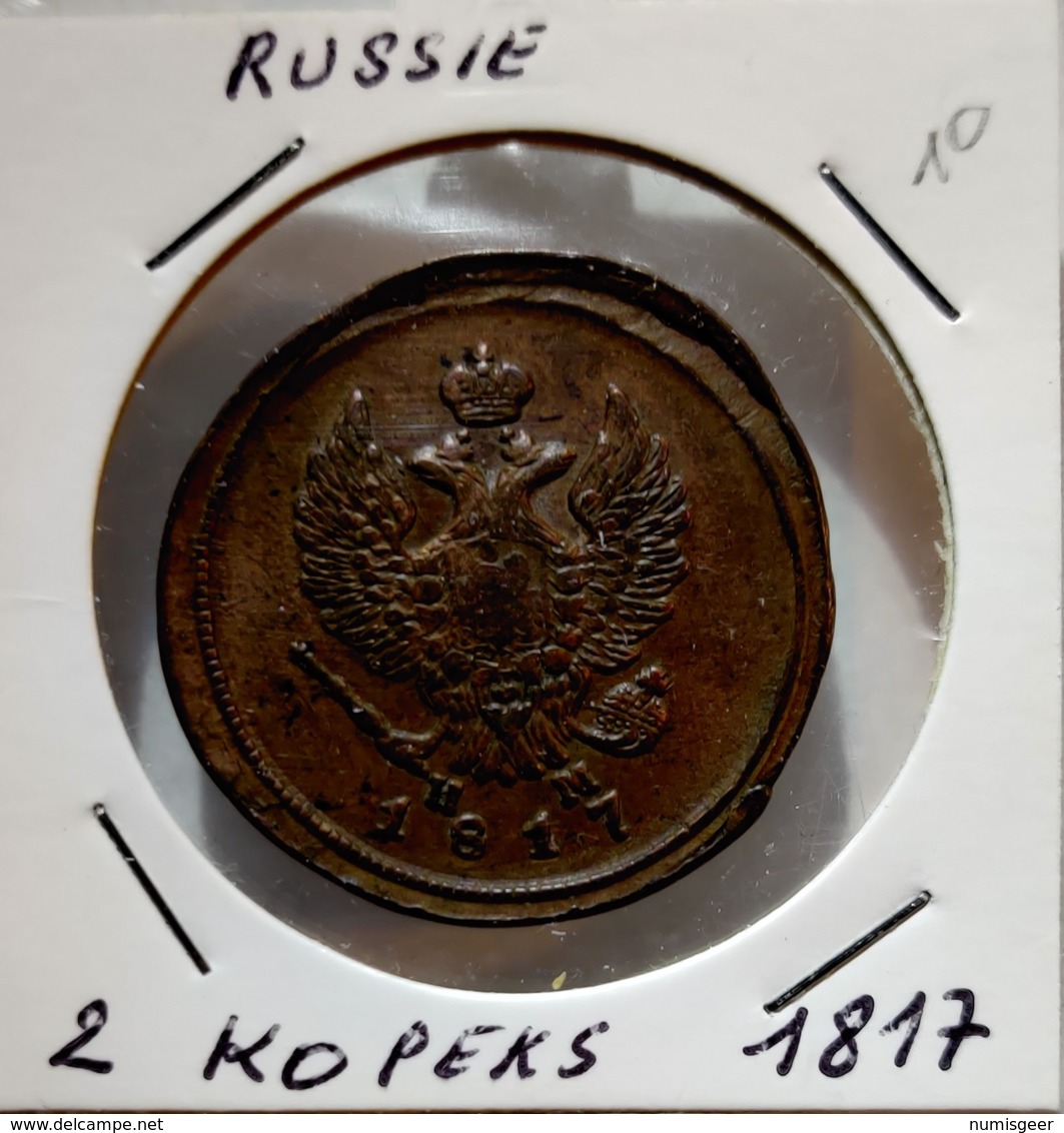 RUSSIE  --  2 KOPEKS 1817 - Russia