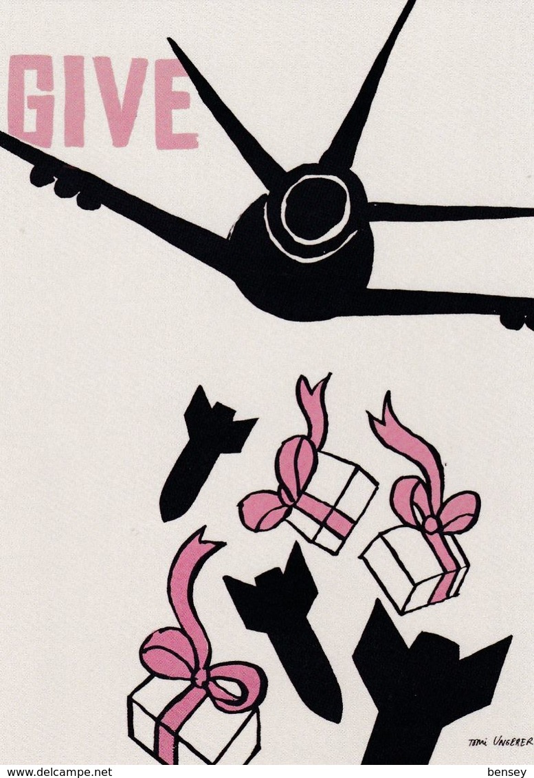 Tomi Ungerer , Give , Contre La Guerre Du Vietnam 1967 - Ungerer