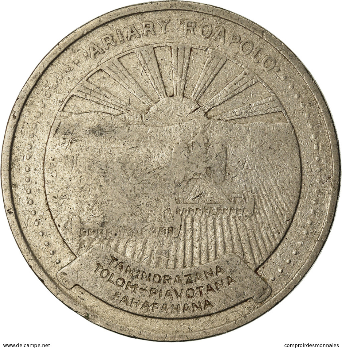 Monnaie, Madagascar, 20 Ariary, 1978, British Royal Mint, TB, Nickel, KM:14 - Madagascar