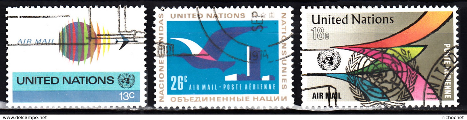 Nations Unies New York  PA 19 à 21  ° - Used Stamps