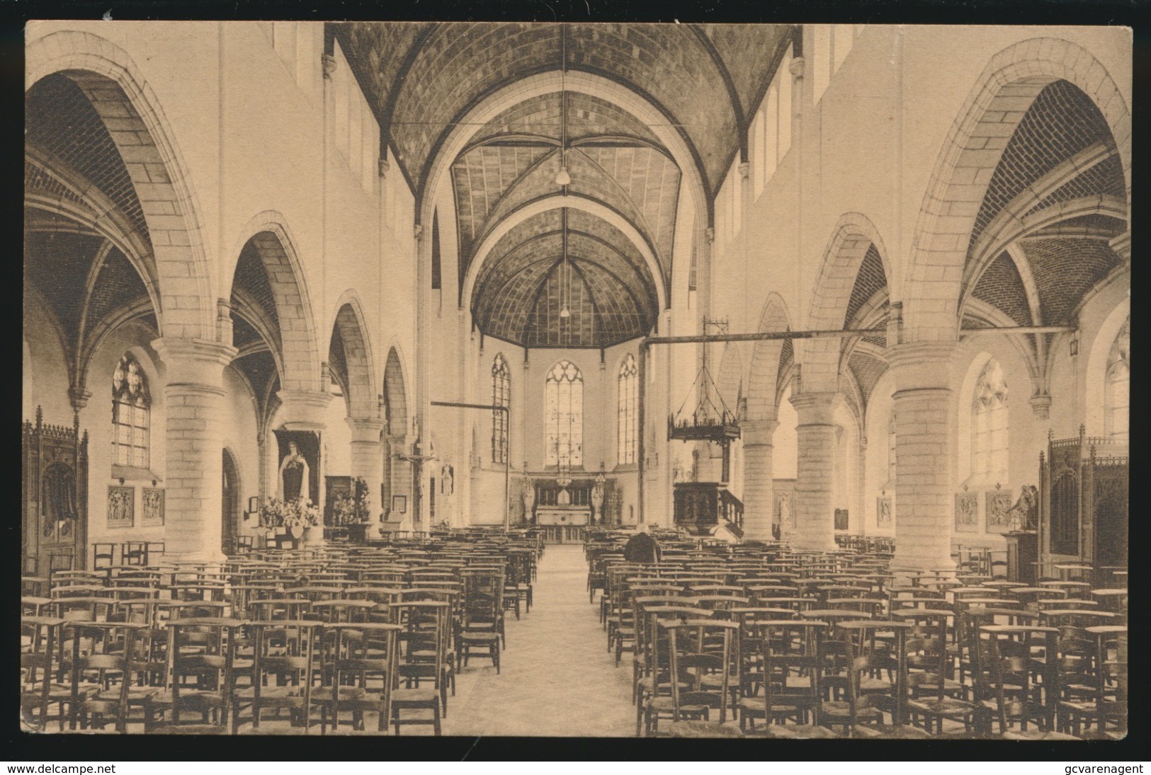 KORTEBERG  BINNENZICHT DER KERK VAN DEN H.AMANDUS - Kortenberg