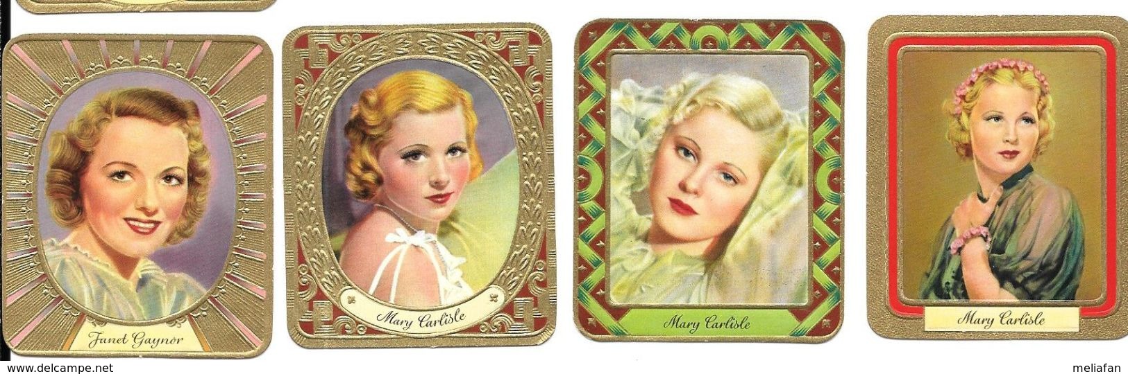 AW88 - IMAGES CIGARETTES SULTAN - MARY CARLISLE - JANET GAYNOR - Photographs