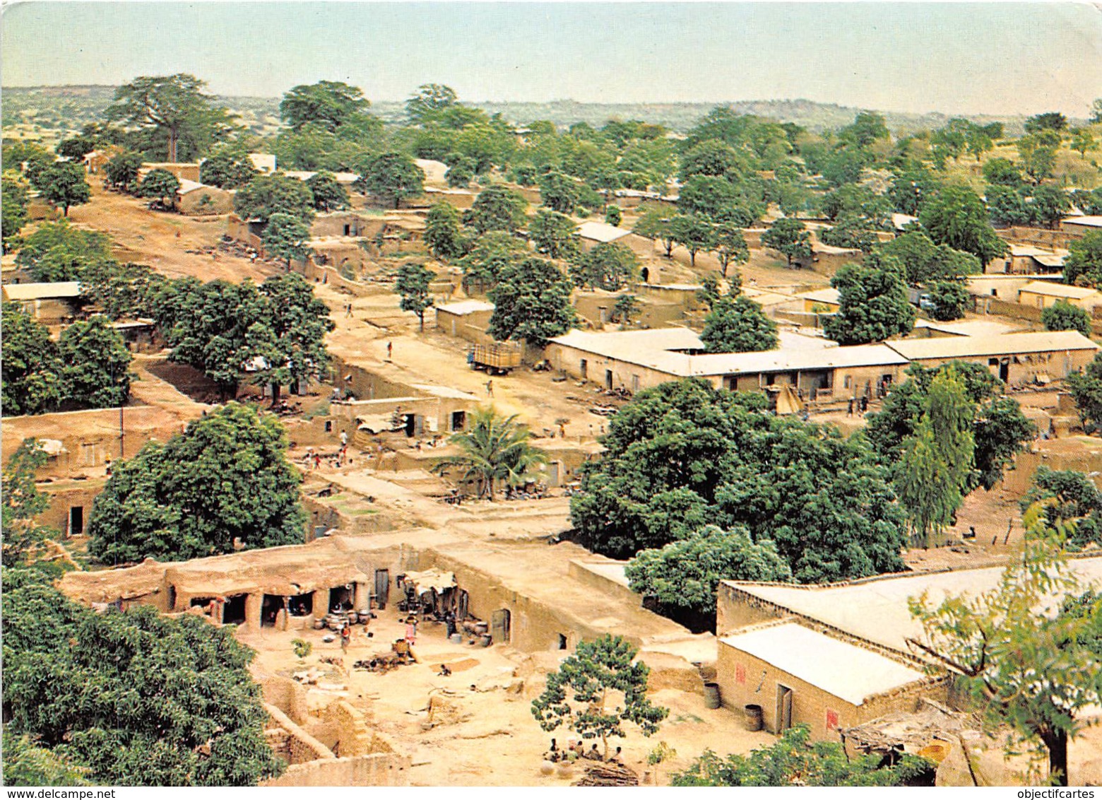 BURKINA FASO HAUTE VOLTA En Pays Lobi Gaoua Vue Sur La Ville 24(scan Recto-verso) MA198 - Burkina Faso