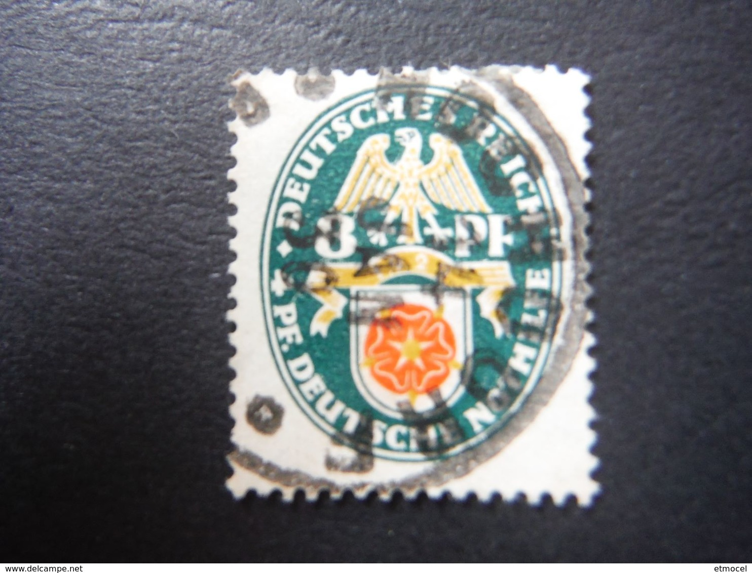 Timbre Deutsches Reich 1929 - Blason 8 Pfennig - Used Stamps