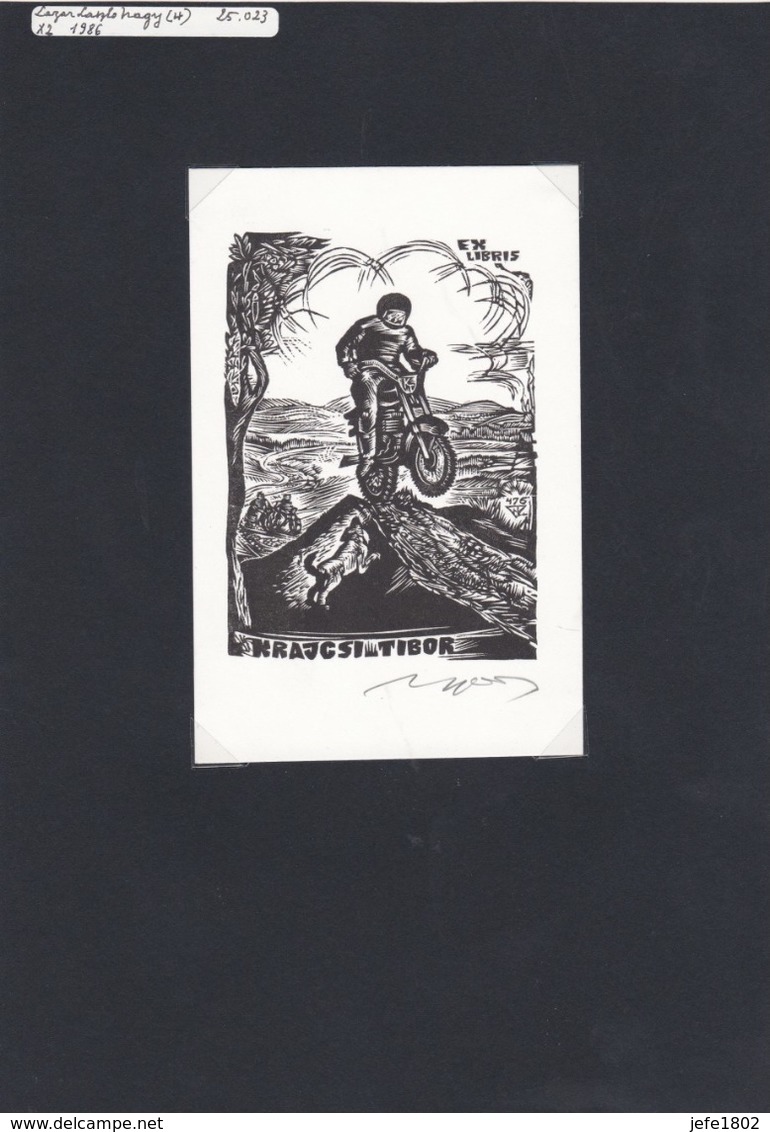 EX-Libris - MOTORCROSS / Dog - Chien - Hond - Bookplates