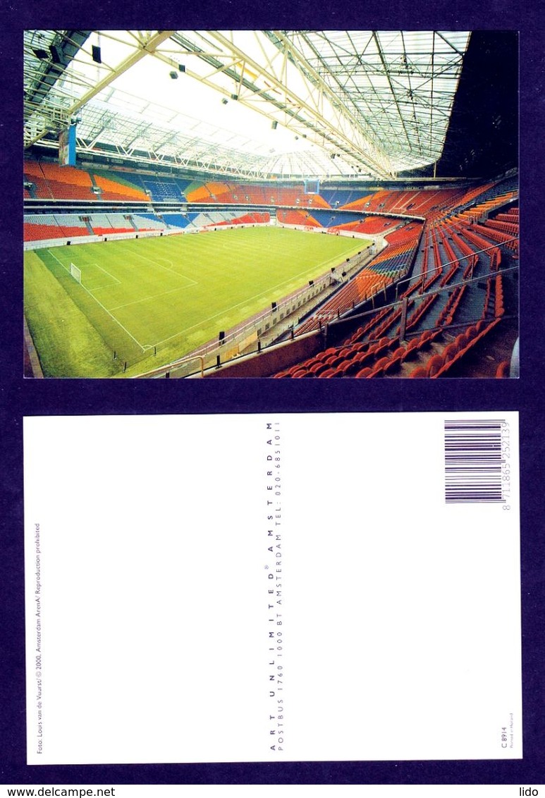 27x AMESTERDAM JOHAN CRUIJFF ARENA STADIUM STADE ESTADIO STADION STADIO POSTCARD ***RARE*** - Football